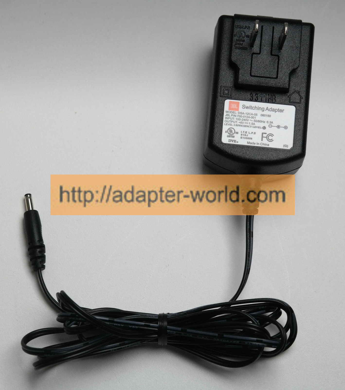 *100% Brand NEW* 5V 1.5A JBL 700-0124-001 DSA-12CA-05 Switching AC Adapter Supply Charger